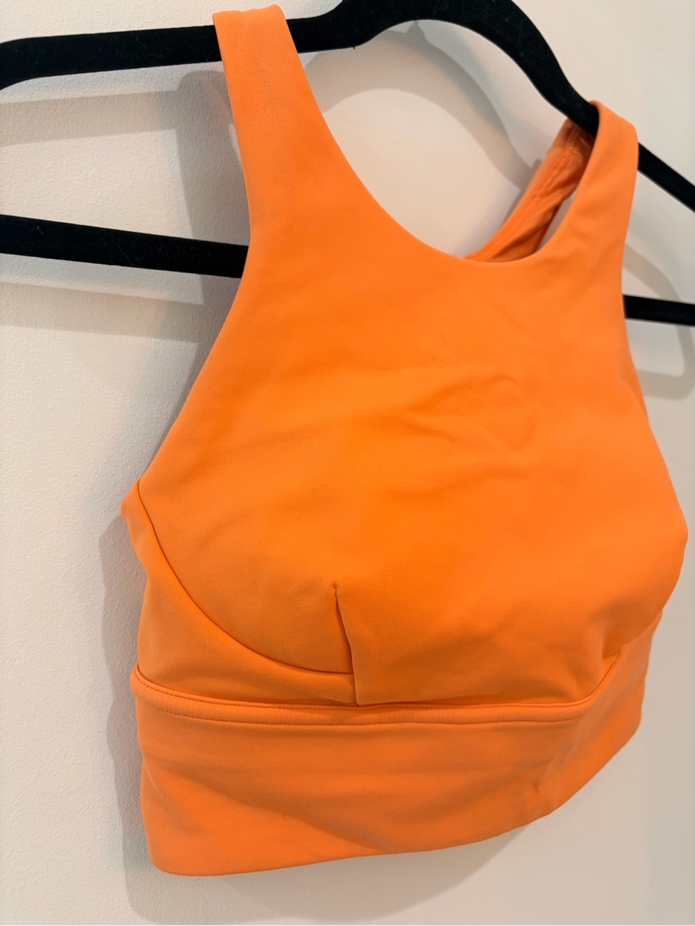 Lululemon long line sports bra in orange frappe - Picture 2 of 3